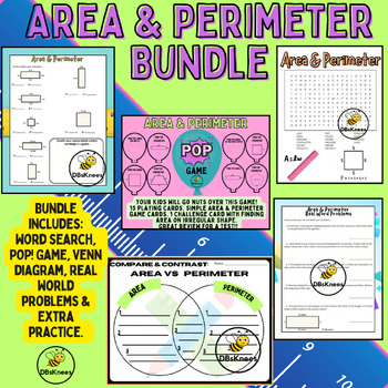 Preview of Area and Perimeter Bundle