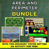 Area and Perimeter Bundle: Activities and Assessments 4.MD.3