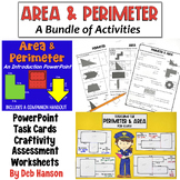 Area and Perimeter Bundle of Activities: Worksheets, Task 