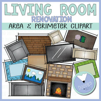 Preview of Area and Perimeter Clipart - Home Renovation Clip Art 