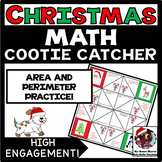 Christmas Area and Perimeter Cootie Catcher