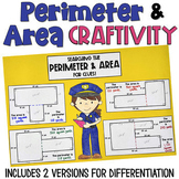 Area and Perimeter Worksheets and Craftivity: Composite Figures