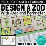 Area and Perimeter Design a Zoo Challenge PRINT and DIGITAL