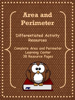 Preview of Area and Perimeter Differentiated Learning Center