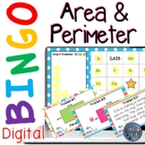Area and Perimeter Digital Bingo Game