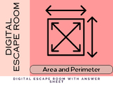 Area and Perimeter Digital Interactive Escape Room