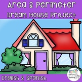 Area and Perimeter Dream House Project - English & Spanish!