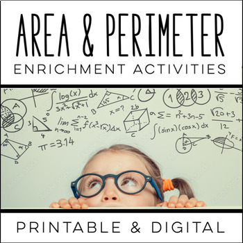 Preview of Area and Perimeter Enrichment Activities