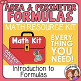 Area and Perimeter Formulas and Foundations  Math Kit plus