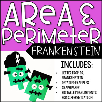 Preview of Area and Perimeter | Area and Perimeter Project | Frankenstein