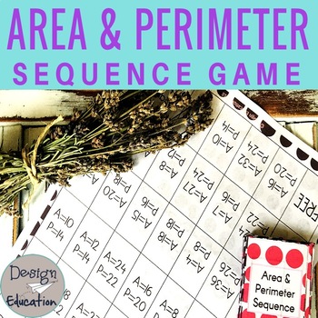 Preview of Area and Perimeter Game - Sequence