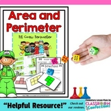 Area and Perimeter Game: Math Game for 3rd Grade (possibly