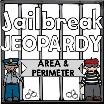Preview of Area and Perimeter Jeopardy Review Game