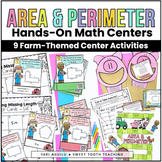Area and Perimeter Math Centers | Hands-On 3rd Grade Measu