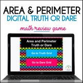 Area and Perimeter Math Game | Math Activity | Truth or Da