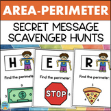 3rd Grade Area and Perimeter Activities Math Secret Code S