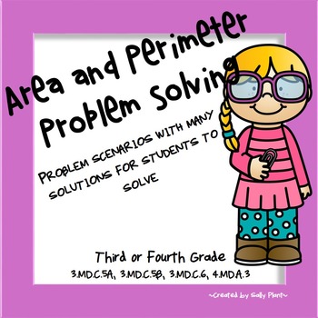 Preview of Area and Perimeter Problem Solving