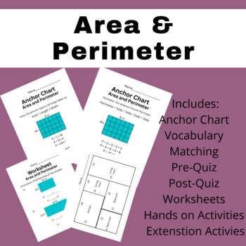 Preview of Area and Perimeter Modified