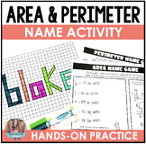 Area and Perimeter Measurement Activity - Hands-On Math Ce