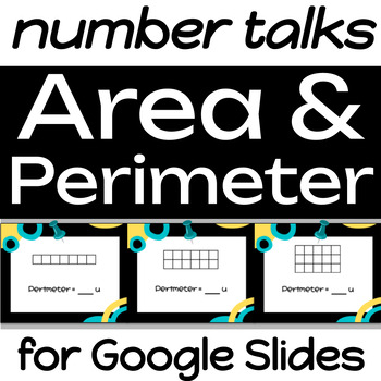 Preview of Area and Perimeter: Pattern Number Talks (DIGITAL)