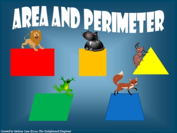 Preview of Area and Perimeter PowerPoint