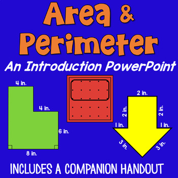 Preview of Area and Perimeter PowerPoint Lesson with Practice Problems