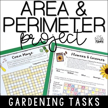 Preview of Area and Perimeter Project - Math Measurement Enrichment Activities & Tasks
