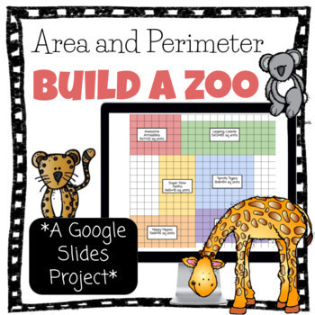 Preview of Area and Perimeter Project- Build a Zoo Using Google Drive