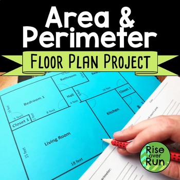 Preview of Area and Perimeter Project with Real World Floor Plan