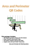 Area and Perimeter QR Code Tasks and Game