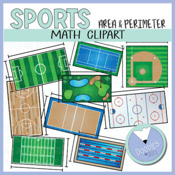 Preview of Area and Perimeter Sports Clipart