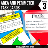 Area and Perimeter Task Cards 3rd Grade Math Centers