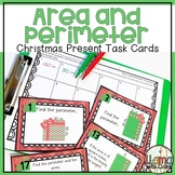 Area and Perimeter Task Cards with Christmas Presents