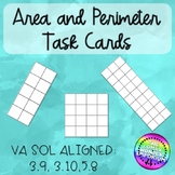 Area and Perimeter Task Cards with Interactive Activities 