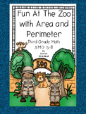 Area and Perimeter-Third Grade Common Core Math 3.MD 5-8