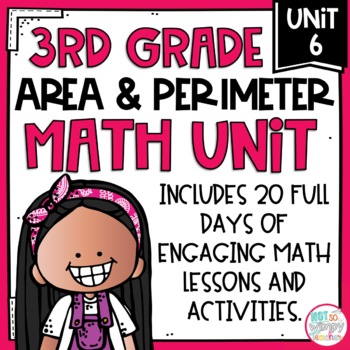 Preview of Area and Perimeter Math Unit with Activities for THIRD GRADE