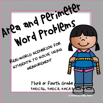 Preview of Area and Perimeter Word Problems