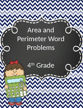 Preview of Area and Perimeter Word Problems- 4th Grade