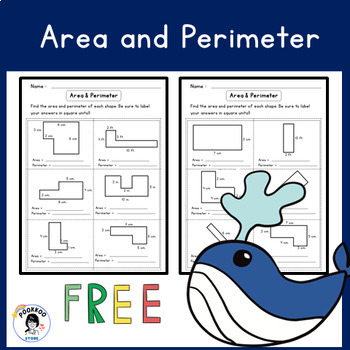 Preview of Area and Perimeter Worksheet