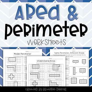 Preview of Area and Perimeter Worksheets