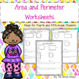 Area and Perimeter Worksheets: Made for Fourth and Fifth G