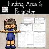 Area and Perimeter notes and worksheets activity