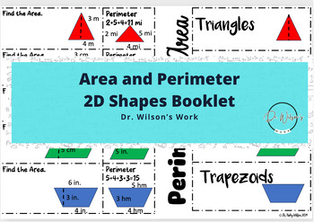 Preview of Area and Perimeter of 2D Shapes