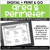 Digital + Print - Area and Perimeter of Combined Rectangle
