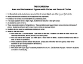 Area and Perimeter of Composite Shapes with Circles and Pa