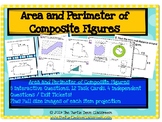 Math Station:  Area and Perimeter of Composite figures Tas