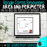 Area and Perimeter of Irregular Shapes Unit Digital Google Forms