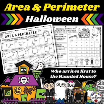 halloween perimeter worksheets