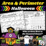 Area and Perimeter of Rectangles Halloween Edition 2nd 3rd