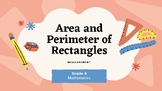Area and Perimeter of Rectangles Presentation Mathematics